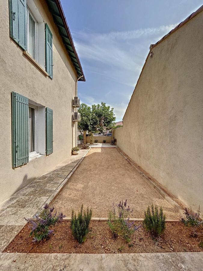 Charmante Maison De Ville Avec Jardin, Terrasse Et Terrain De Petanque Fos-sur-Mer Exterior foto